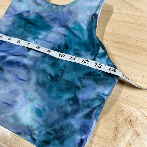 Athleta Conscious Crop Printed Bra D-DD Women's Size Small New Without Tags - Picture 6 of 7